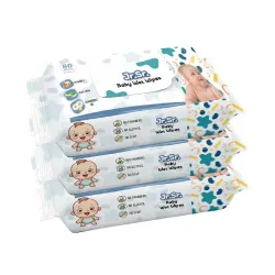 Jr. Sr. Baby Wipes Pack of 3 | 240 Sheets