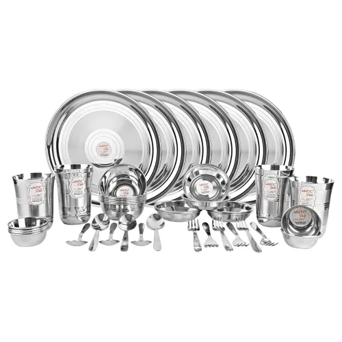 Image of JSI® Heavy Guage Glory Stainless Steel Dinner Set of 42Pieces
