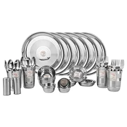 JSI® High Grade Quality Stainless Steel Dinnerware Set - 44 Pieces
