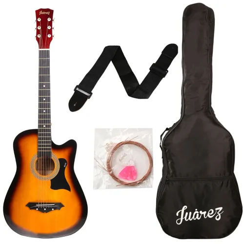 Image of Juârez Acoustic Guitar Kit,38 Inch Cutaway, with Bag