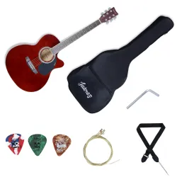 Juarez JRZ40C / BRN 40-Inch Cutaway Acoustic Guitar