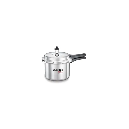 Image of Judge By Prestige Deluxe 3 liter Induction Bottom Pressure Cooker Outerlid (Aluminium), Silver