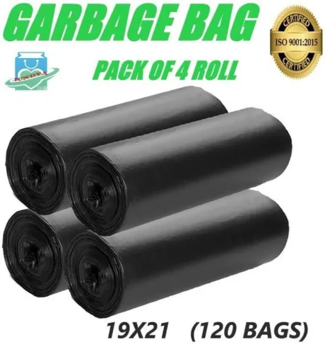 Image of JUNDYA 12L Garbage Bags (Pack of 120)