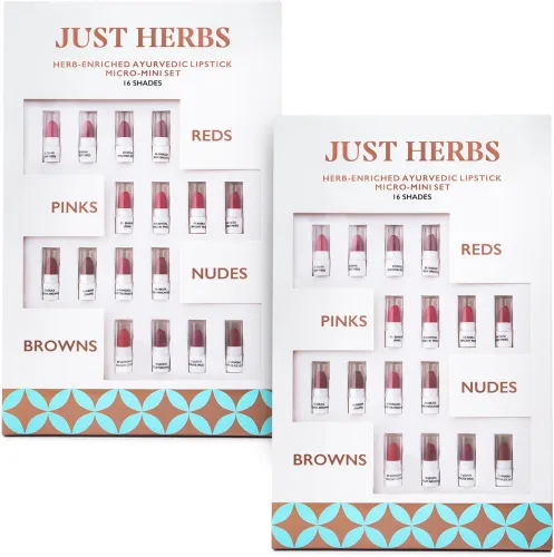 Image of Just Herbs Ayurvedic Lipstick Micro-Mini Kit