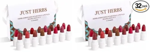 Image of Just Herbs Creamy Matte Lipstick Kit (Pack of 32)