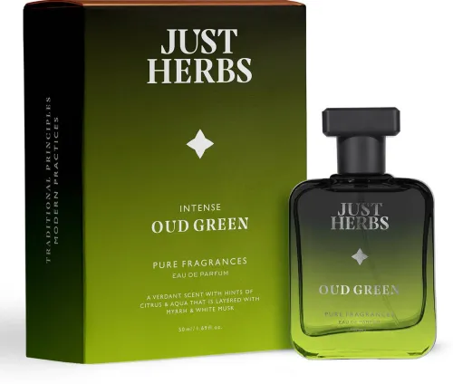 Image of Just Herbs Intene Oud Green Eau De Parfum