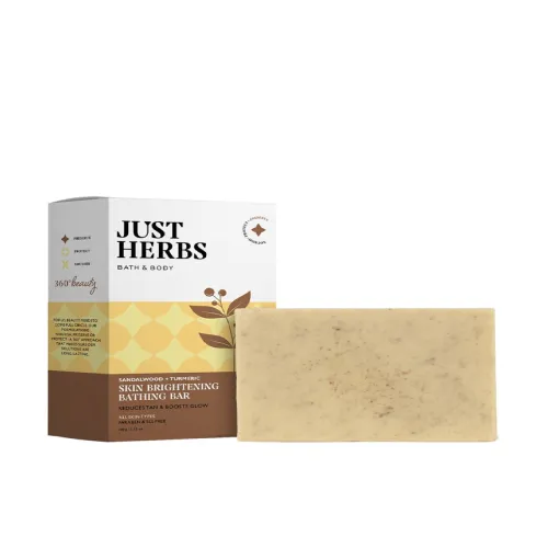 Image of Just Herbs Skin Brightening Bathing Bar - 100 g
