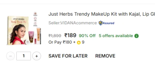 Image of Just Herbs Trendy MakeUp Kit