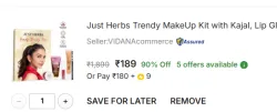 Just Herbs Trendy MakeUp Kit