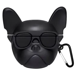 KACA Airpods Pro 2 Case Cover (Black Dog)