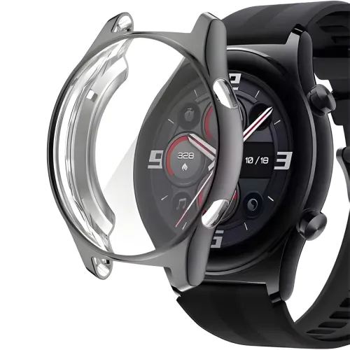 Image of KACA Soft TPU Front Protection Case Cover for Honor Watch GS 3 (Black)