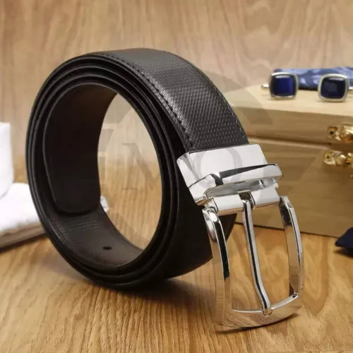 Image of KAEZRI Men's Black Artificial Leather Reversible Belt