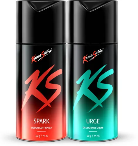 Image of Kamasutra Spark and Urge Deodorant Spray (150 ml * pack of 2)