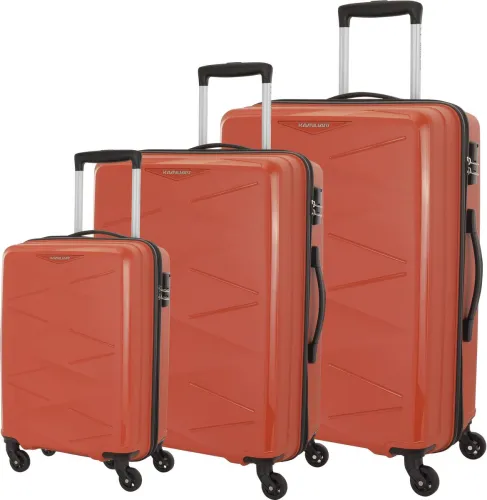 Image of Kamiliant by American Tourister Hard Body Set of 3 Luggage 4 Wheels - TRIPRISM SPINNER 3PC - Brown