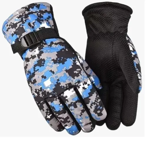 Image of Kandid Full Finger Winter Gloves with Fur Inside for Men and Women