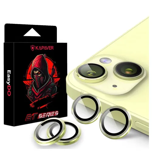 Image of KAPAVER GT Series Camera Lens Protector for iPhone 15