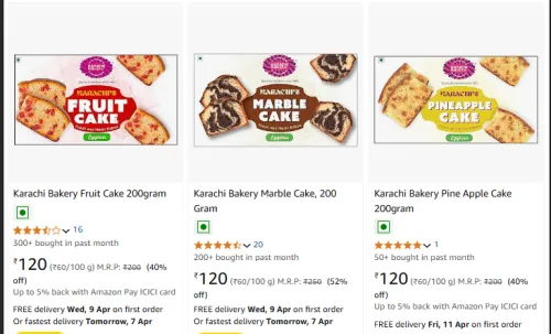 Image of Karachi Bakery Cake (200gm) at just ₹120