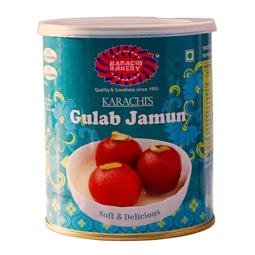 Image of Karachi Bakery Gulab Jamun 1 kg | Indian Mithai | 16 Pieces per can