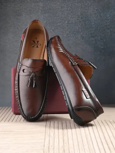 Image of KARADDI Brown Loafers (Size 10)