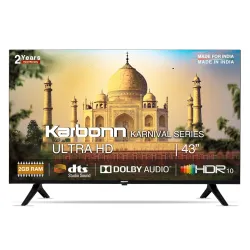 Karbonn 109 cm (43 inches) 4K Ultra HD Smart Android IPS LED TV