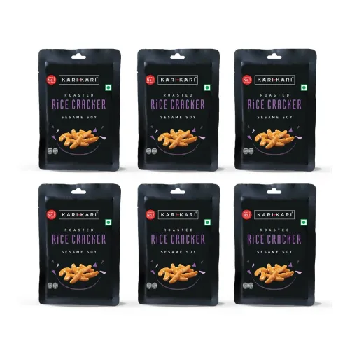 Image of Kari Kari Sesame Soy Rice Cracker (18g * pack of 6)