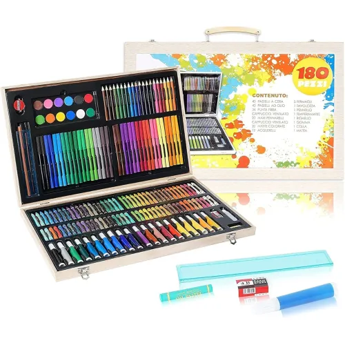 Image of KARP 180‑Piece Deluxe Kids Art Set