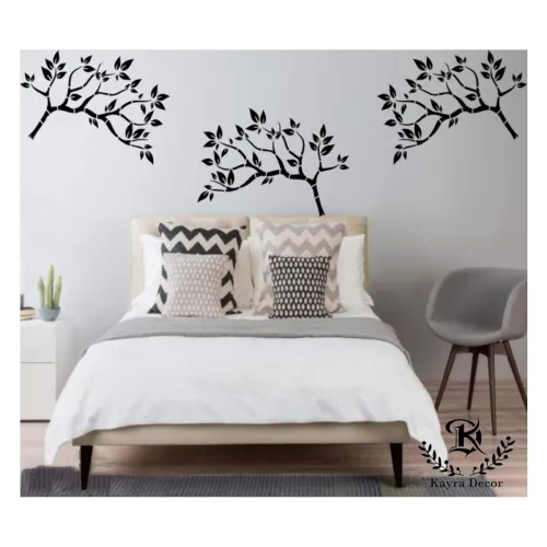 Image of Kayra Wall Painting Stencils - Branches (24 inch x 40 inch)