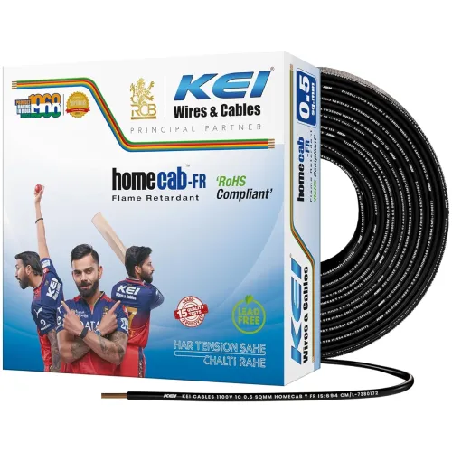 Image of KEI Homecab 0.5 sqmm 1 Core Copper House Wire 90 Meters