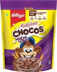 Kelloggs Multigrain Chocos Moons & Stars | Kids Breakfast Pouch (1200 g)