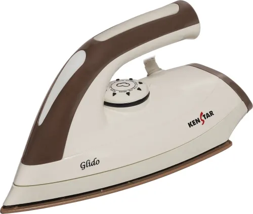 Image of Kenstar Glido 1000 W Dry Iron (Brown & Ivory).