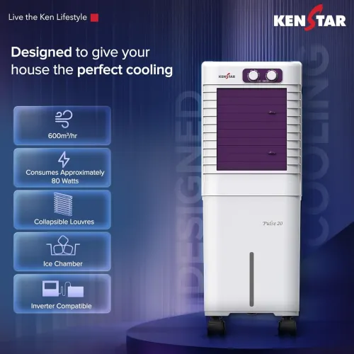 Image of Kenstar PULSE HC 20 Portable/Room/Personal Air Cooler For Home|