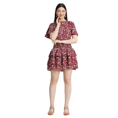 Image of KERI PERRY Women's Muslin Western Dress One Piece