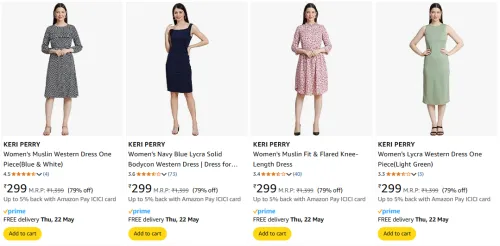 Image of KERI PERRY Women's Dresses minimum 79% Discount