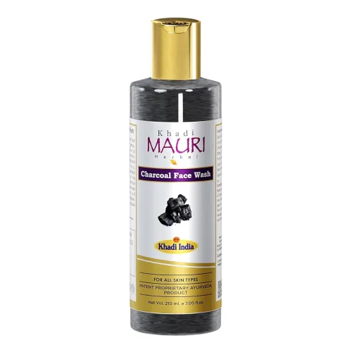 Image of Khadi Mauri Herbal Charcoal Face Wash - Fairness & Skin 210 ml