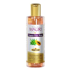 Khadi Mauri Herbal Anti Tan Papaya Face Wash 210ML
