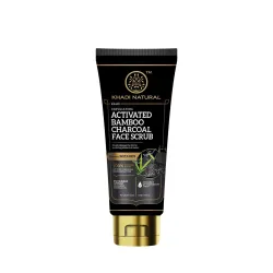 Khadi Natural Activated Bamboo Charcoal Face Scrub
