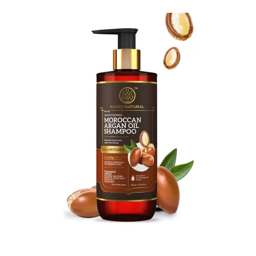 Image of Khadi Natural Powered Botanics Moroccan Argan Shampoo 310ml