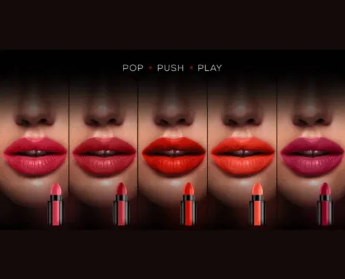 Image of kHUDAt Matte 5 Step Lipstick 5 in 1 RED Shade