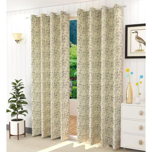 Image of Kiara Creations 1 Piece Premium Velvet Suede Curtains for Window 6 Feet