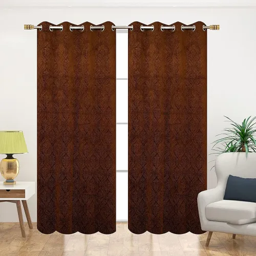 Image of Kiara Creations Room Darkening Grommet Curtain 5 ft