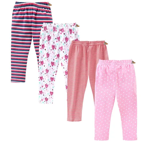 Image of Kidbee Cotton Pajama Track Pants (Pack of 4)