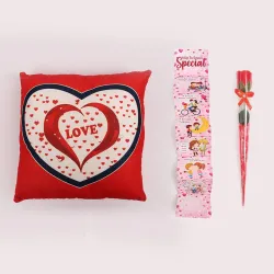 Kiddie Castle Love Heart Cushion Gift Combo