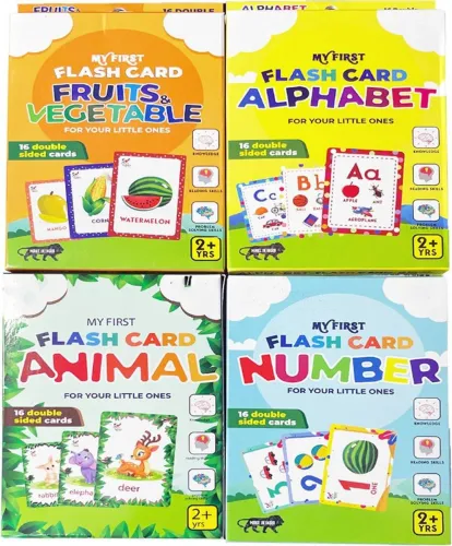 Image of Kiddie Castle My Flash Card Pack of 4 Alphabet