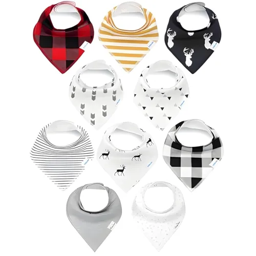 Image of KiddyStar Double Layer Bandana Bibs 