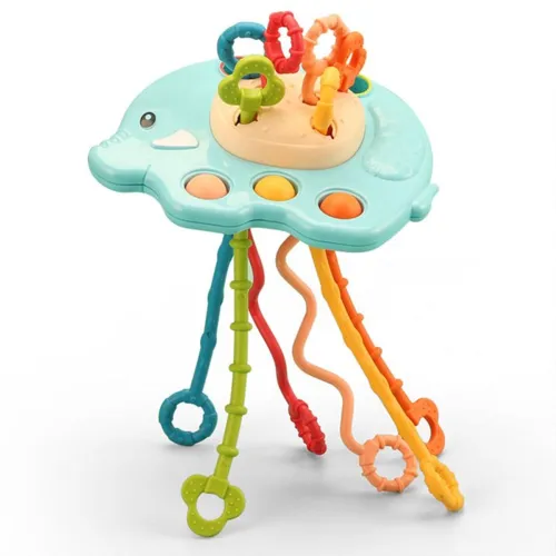 Image of Kidology Elephant Pull String Toy