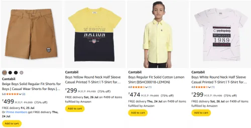 Image of Kids Clothing Minimum 70% Discount