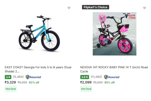 Image of Kids Cycle Minimum 70% Discount