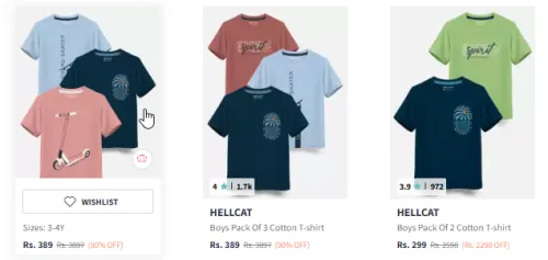 Image of Kids Fashion Tshirt Starting @ ₹389