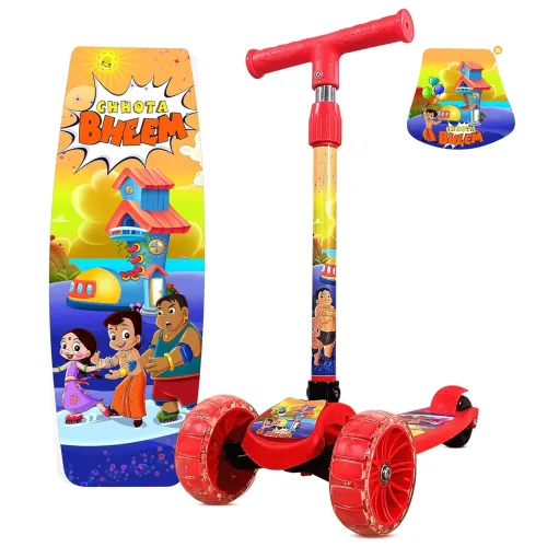 Image of Kidsmate Chota Bheem Kick Scooter.