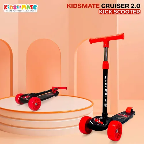 Image of Kidsmate Cruiser 2.0 Foldable 3-Wheel Kick Scooter